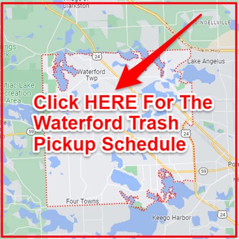 waterford trash pickup holidays|waterford township trash collection.